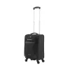 Mała walizka Saxoline Soft czarna 26l